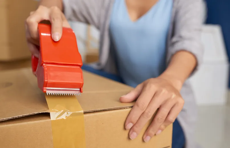 Logózott nyomtatott feliratozott ragasztószalag