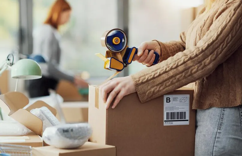 környezetbarát papír csomagolószalag