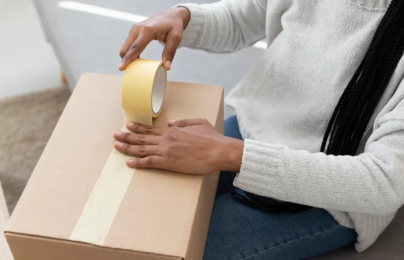 környezetbarát papír csomagolószalag