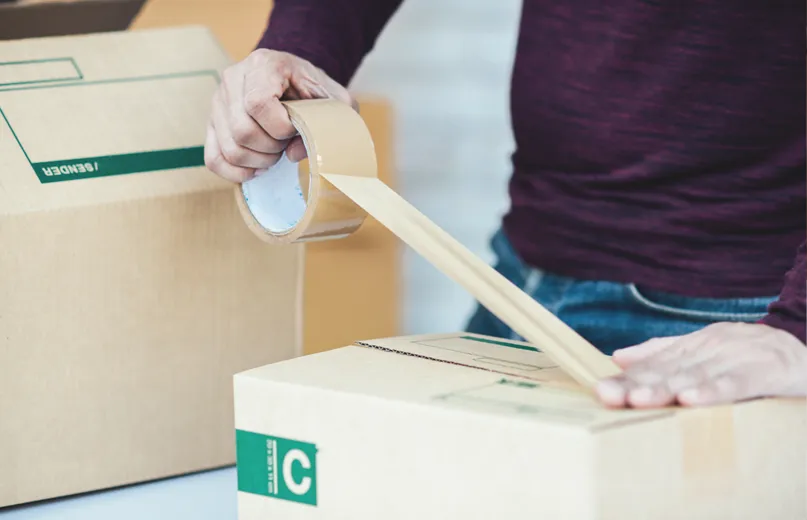 környezetbarát papír csomagolószalag