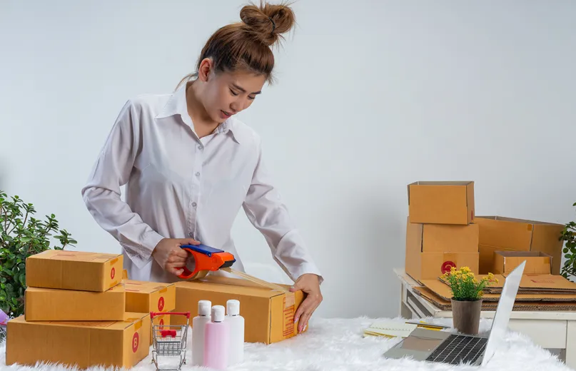 környezetbarát papír csomagolószalag