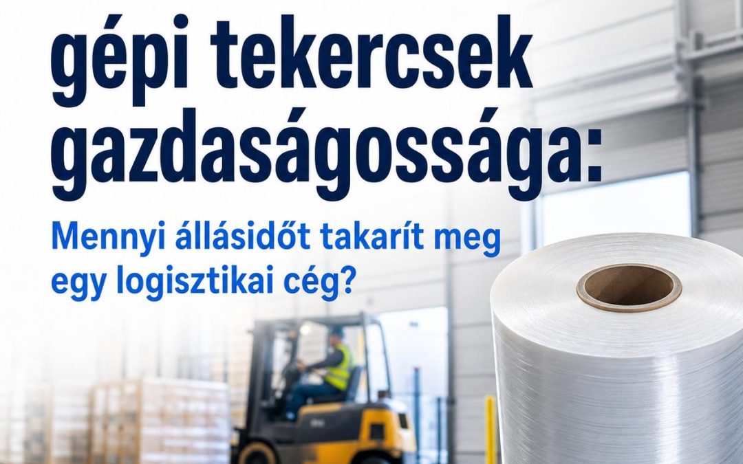 A 990 méteres gépi tekercsek gazdaságossága: Mennyi állásidőt takarít meg egy logisztikai cég?