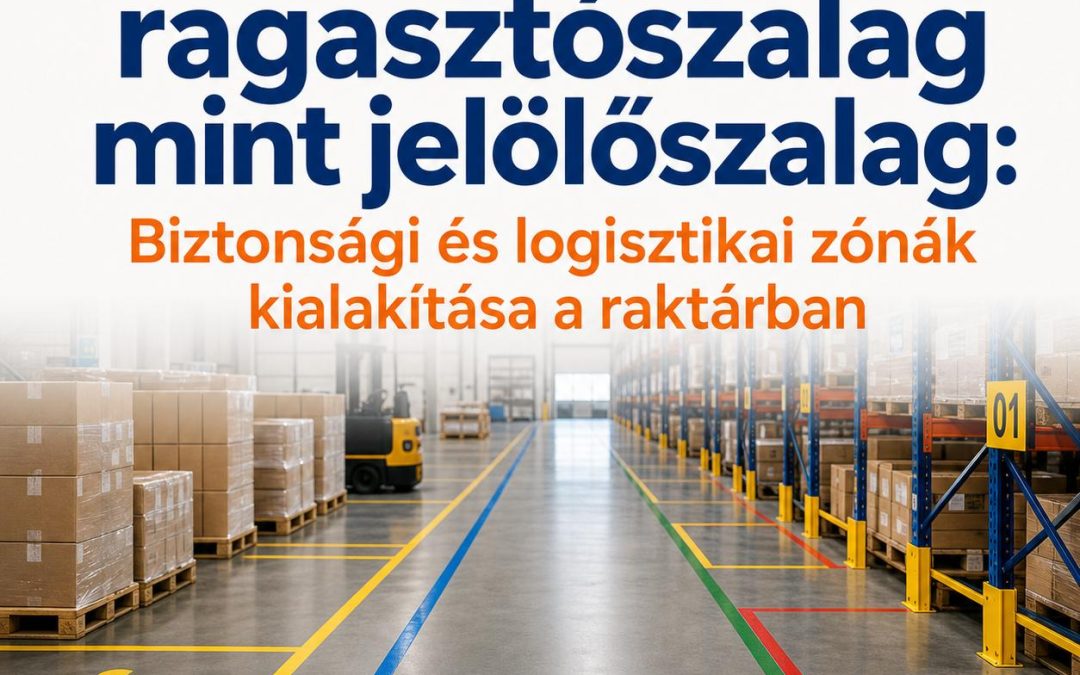 A PVC ragasztószalag mint jelölőszalag: Biztonsági és logisztikai zónák kialakítása a raktárban