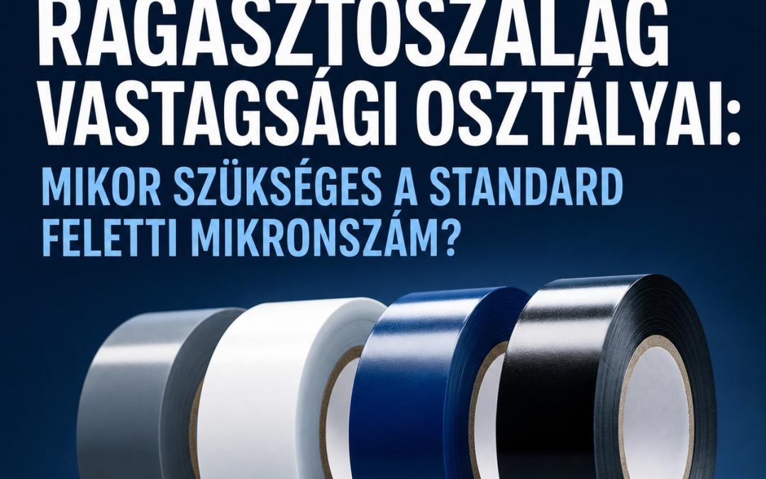 A PVC ragasztószalag vastagsági osztályai: Mikor szükséges a standard feletti mikronszám?