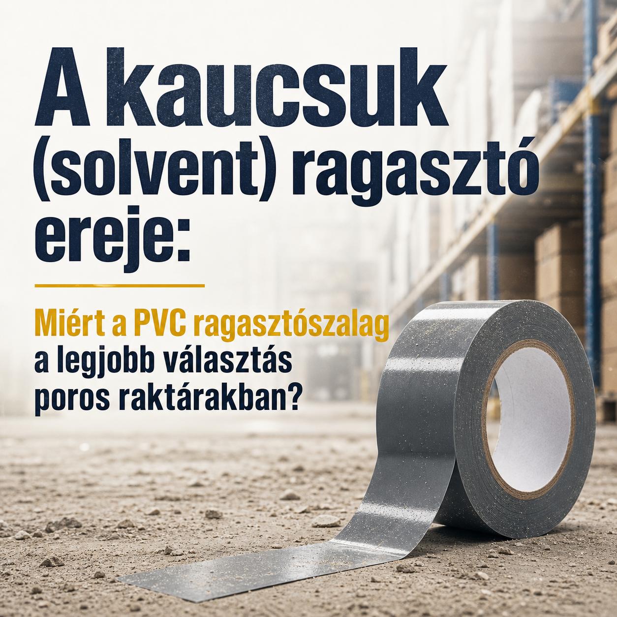 A kaucsuk (solvent) ragasztó ereje: Miért a PVC ragasztószalag a legjobb választás poros raktárakban? A kaucsuk (solvent) ragasztó ereje: Miért a PVC ragasztószalag a legjobb választás poros raktárakban?