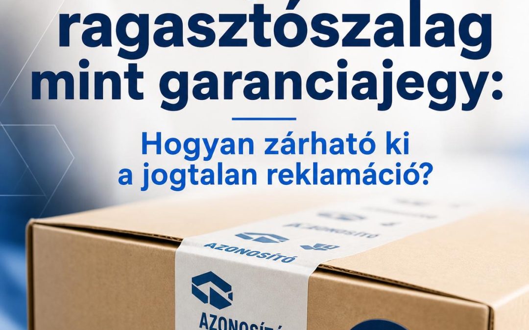 A logózott ragasztószalag mint garanciajegy: Hogyan zárható ki a jogtalan reklamáció?