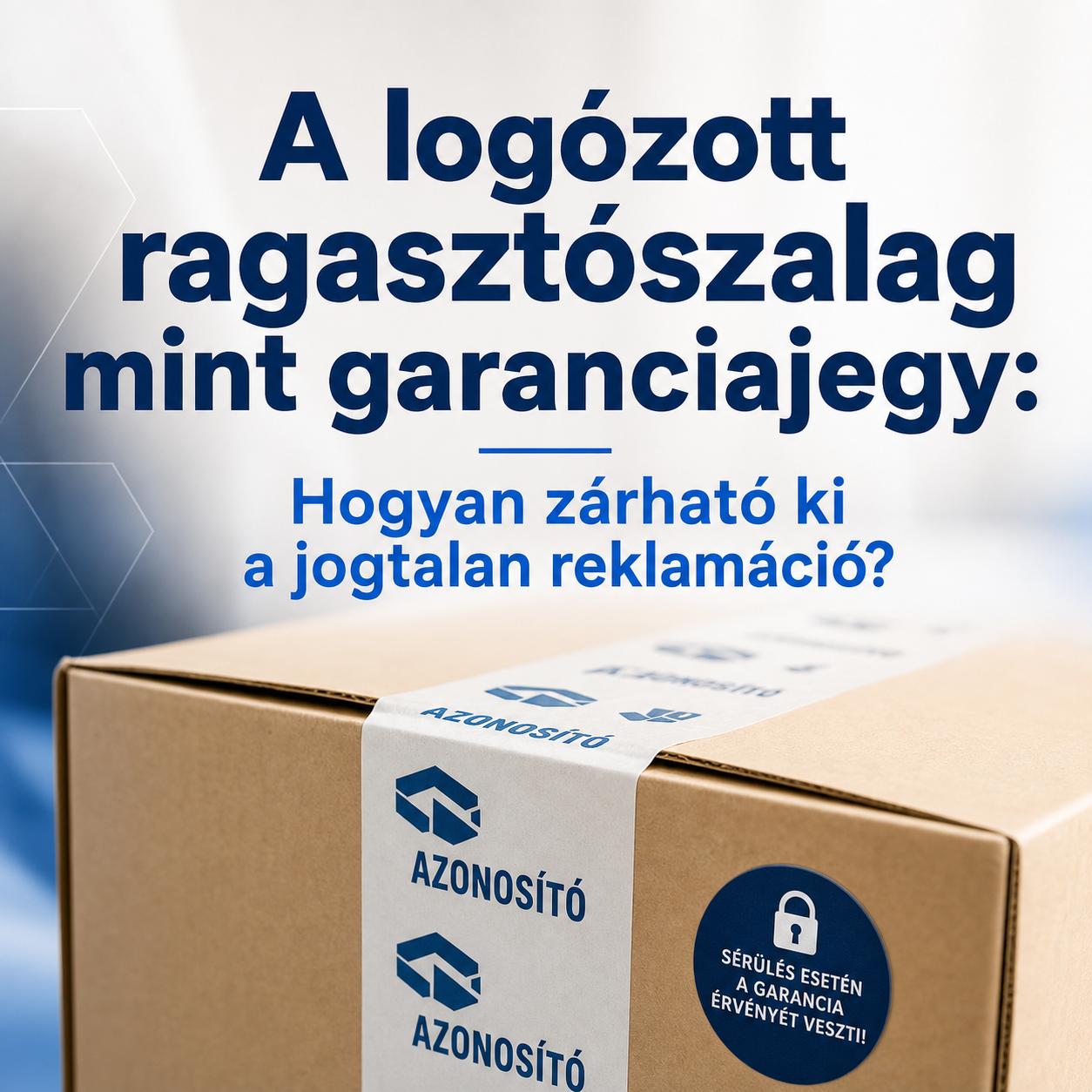 A logózott ragasztószalag mint garanciajegy: Hogyan zárható ki a jogtalan reklamáció? A logózott ragasztószalag mint garanciajegy: Hogyan zárható ki a jogtalan reklamáció?