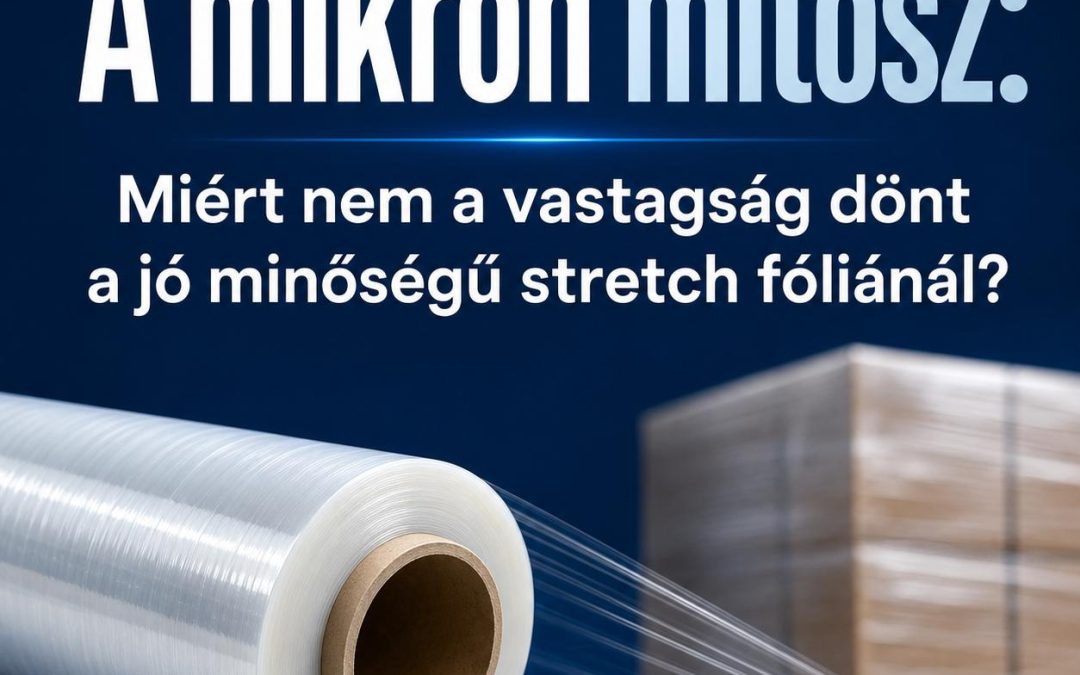 A mikron mítosz: Miért nem a vastagság dönt a jó minőségű stretch fóliánál?