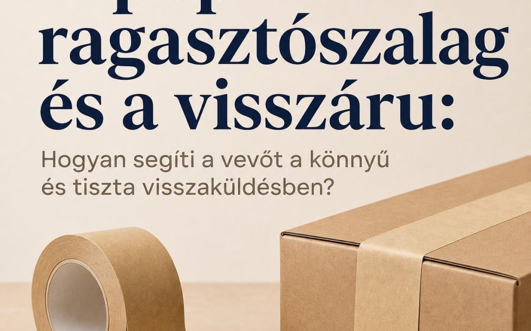 A papír ragasztószalag és a visszáru: Hogyan segíti a vevőt a könnyű és tiszta visszaküldésben?