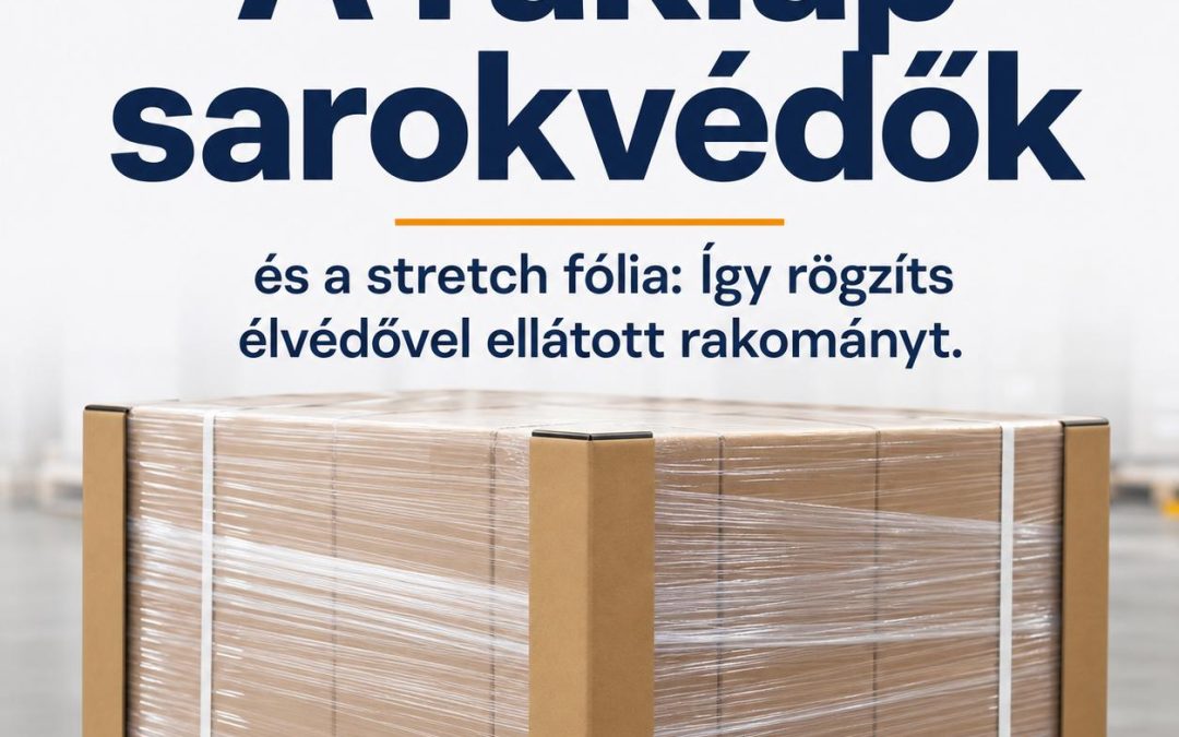 A raklap sarokvédők és a stretch fólia: Így rögzíts élvédővel ellátott rakományt
