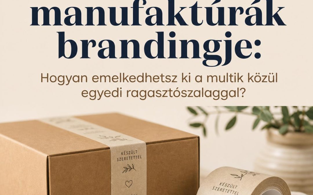 Családi manufaktúrák brandingje: Hogyan emelkedhetsz ki a multik közül egyedi ragasztószalaggal?