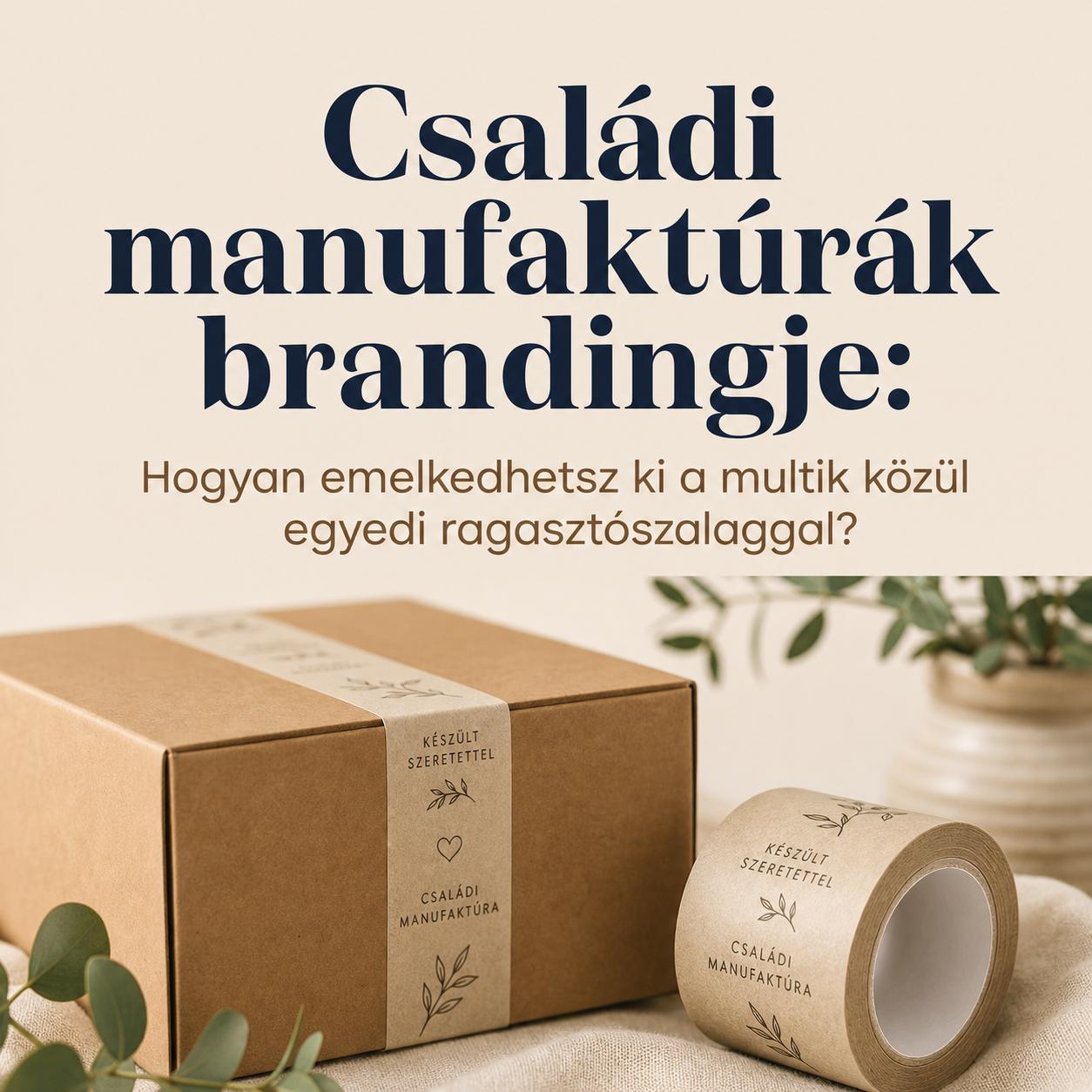Családi manufaktúrák brandingje: Hogyan emelkedhetsz ki a multik közül egyedi ragasztószalaggal? Családi manufaktúrák brandingje: Hogyan emelkedhetsz ki a multik közül egyedi ragasztószalaggal?