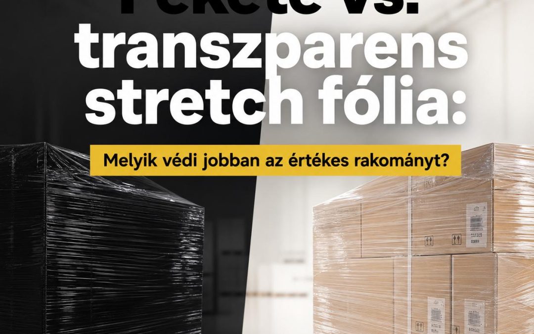 Fekete vs. transzparens stretch fólia: Melyik védi jobban az értékes rakományt?