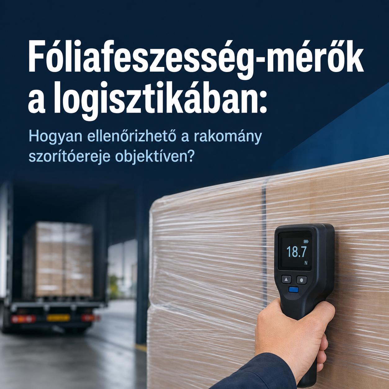 Fóliafeszesség-mérők a logisztikában: Hogyan ellenőrizhető a rakomány szorítóereje objektíven? Fóliafeszesség-mérők a logisztikában: Hogyan ellenőrizhető a rakomány szorítóereje objektíven?