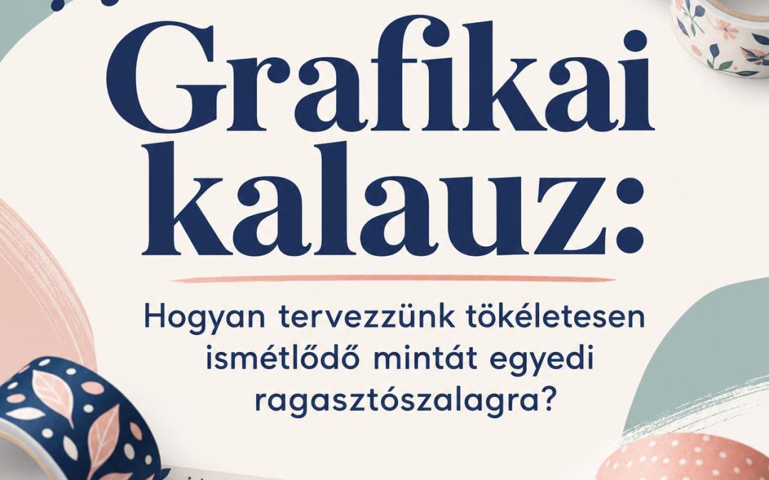 Grafikai kalauz: Hogyan tervezzünk tökéletesen ismétlődő mintát egyedi ragasztószalagra?