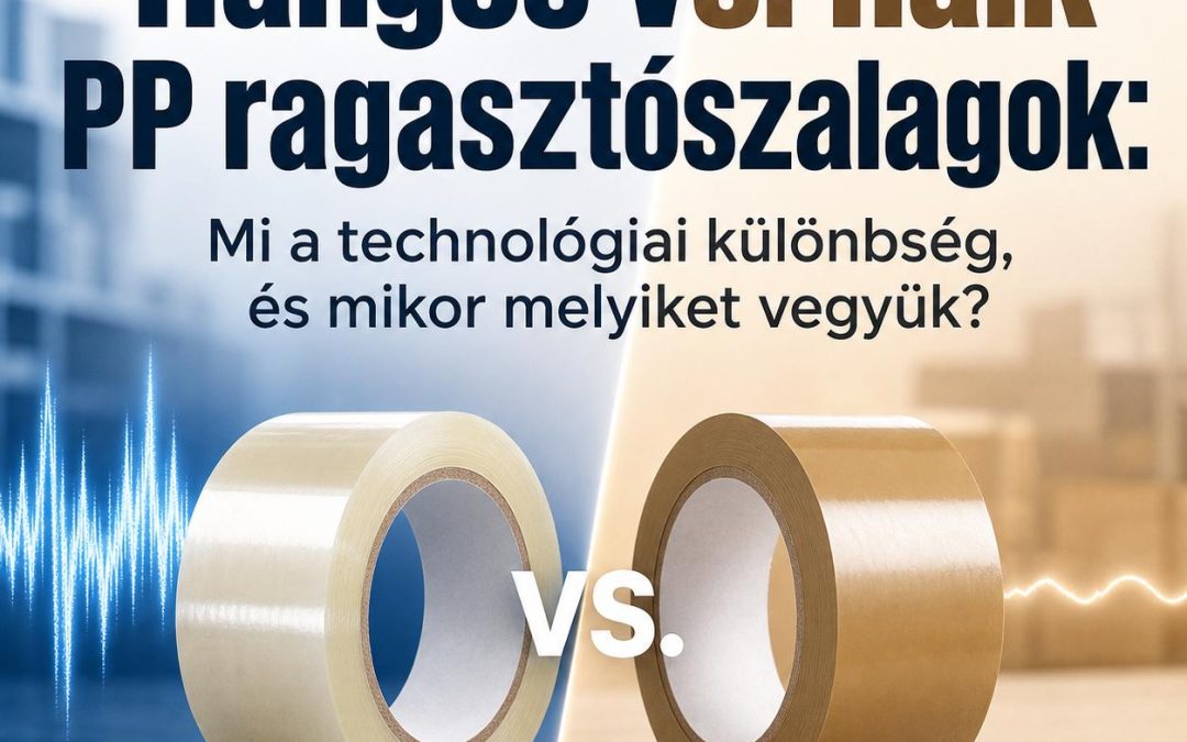 Hangos vs. halk PP ragasztószalagok: Mi a technológiai különbség, és mikor melyiket vegyük?