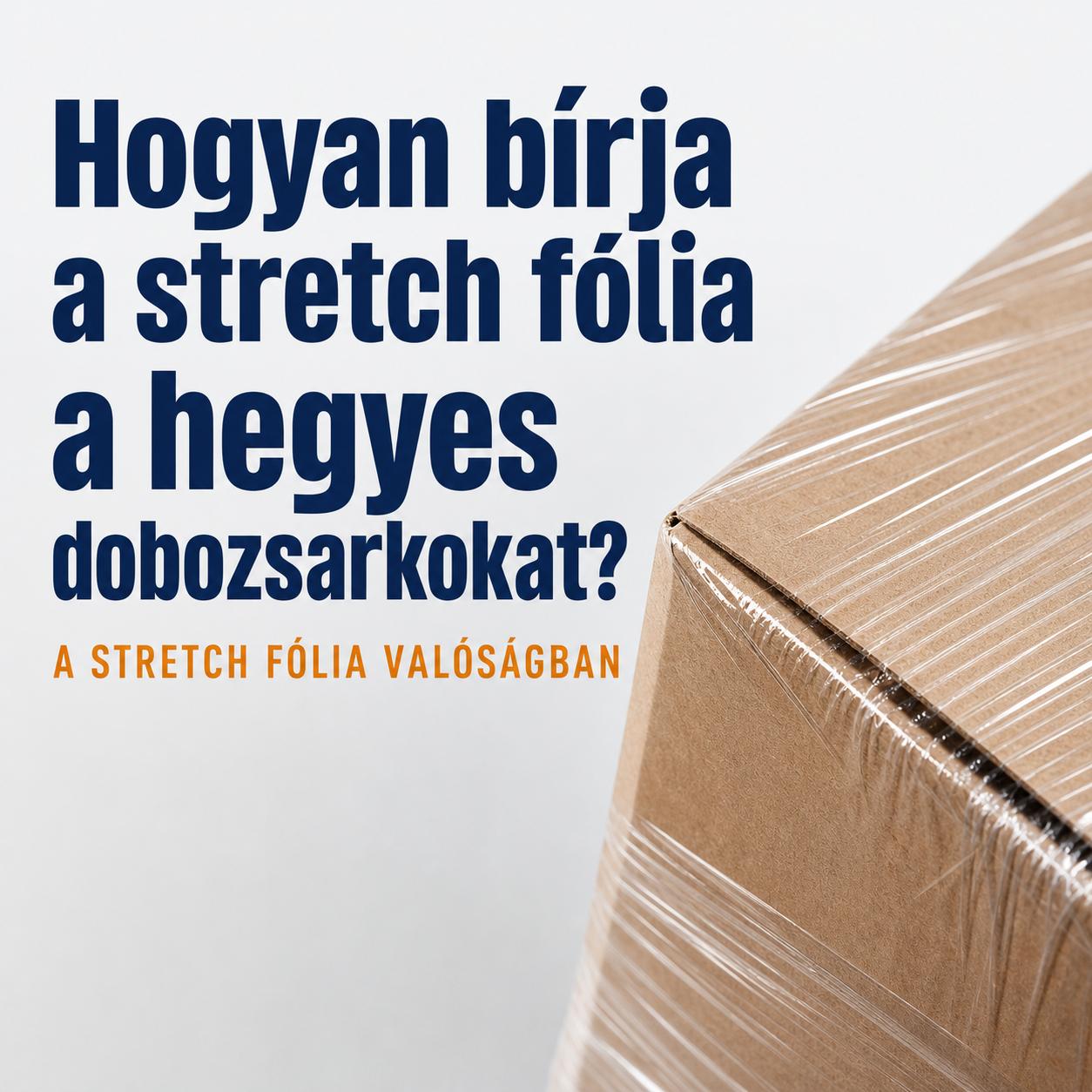 Hogyan bírja a stretch fólia a hegyes dobozsarkokat? Hogyan bírja a stretch fólia a hegyes dobozsarkokat?