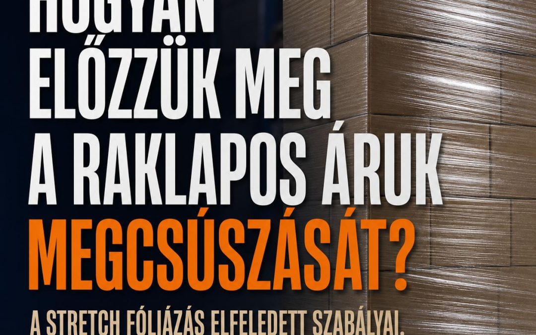 Hogyan előzzük meg a raklapos áruk megcsúszását? A stretch fóliázás elfeledett szabályai