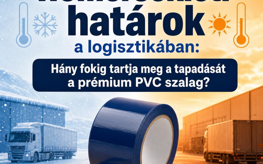 Hőmérsékleti határok a logisztikában: Hány fokig tartja meg a tapadását a prémium PVC ragasztószalag?