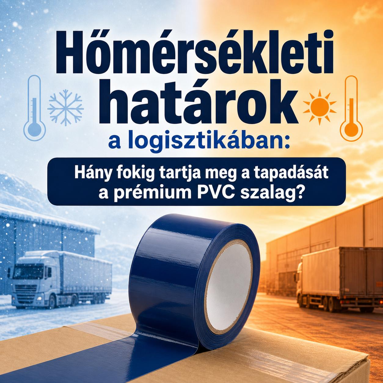 Hőmérsékleti határok a logisztikában: Hány fokig tartja meg a tapadását a prémium PVC szalag? Hőmérsékleti határok a logisztikában: Hány fokig tartja meg a tapadását a prémium PVC szalag?