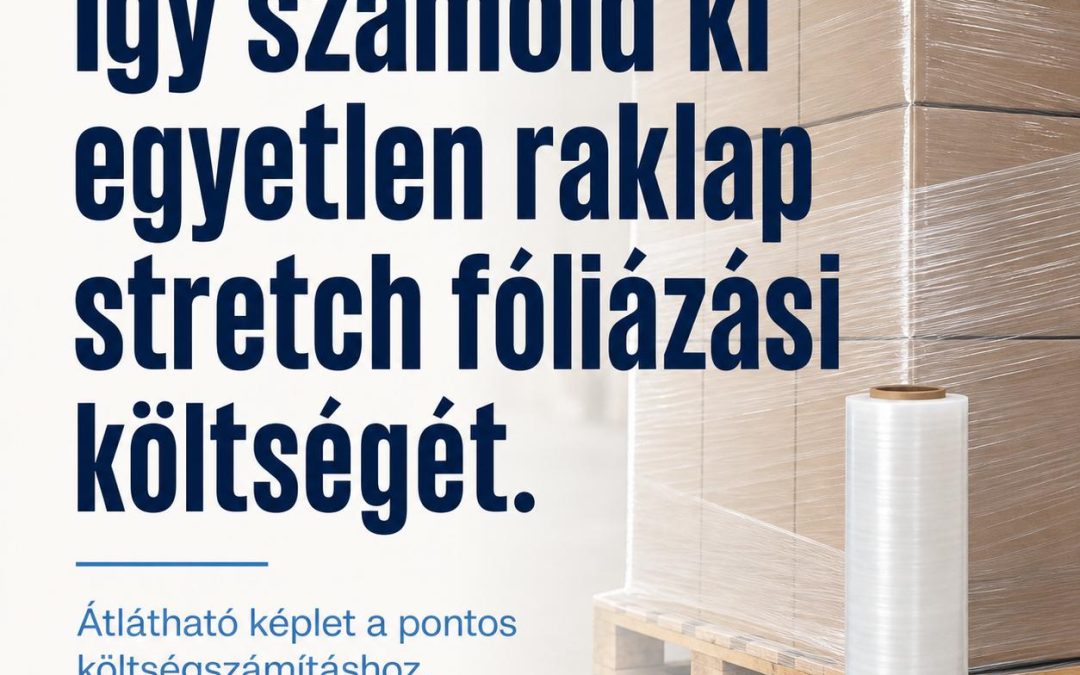 Így számold ki egyetlen raklap stretch fóliázási költségét