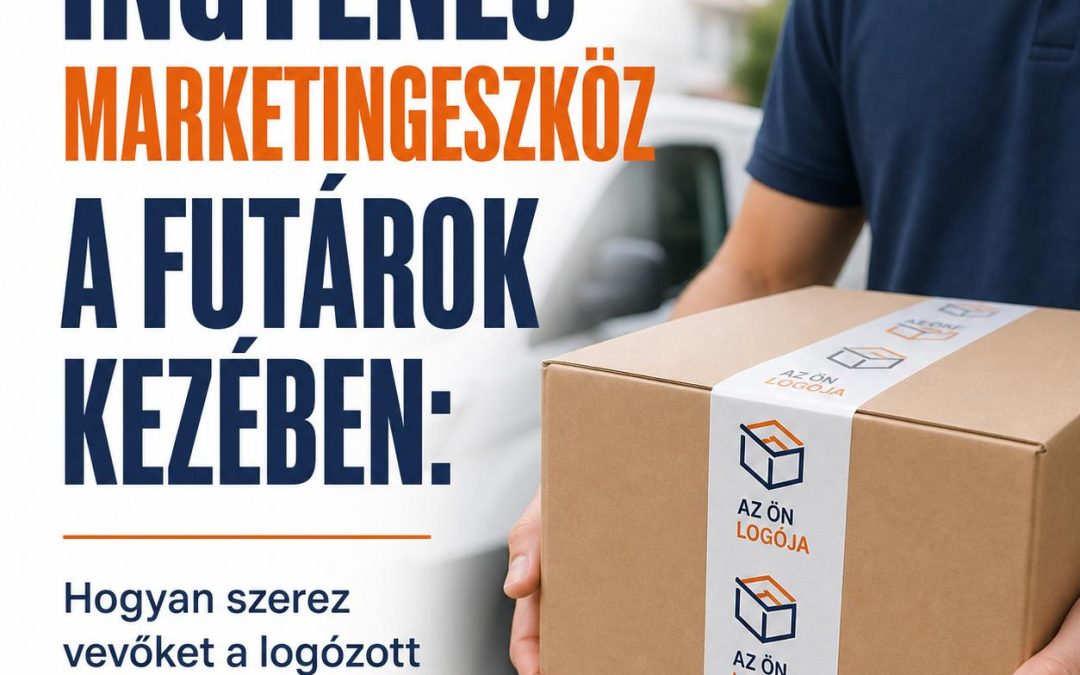 Ingyenes marketingeszköz a futárok kezében: Hogyan szerez vevőket a logózott ragasztószalag szállítás közben?