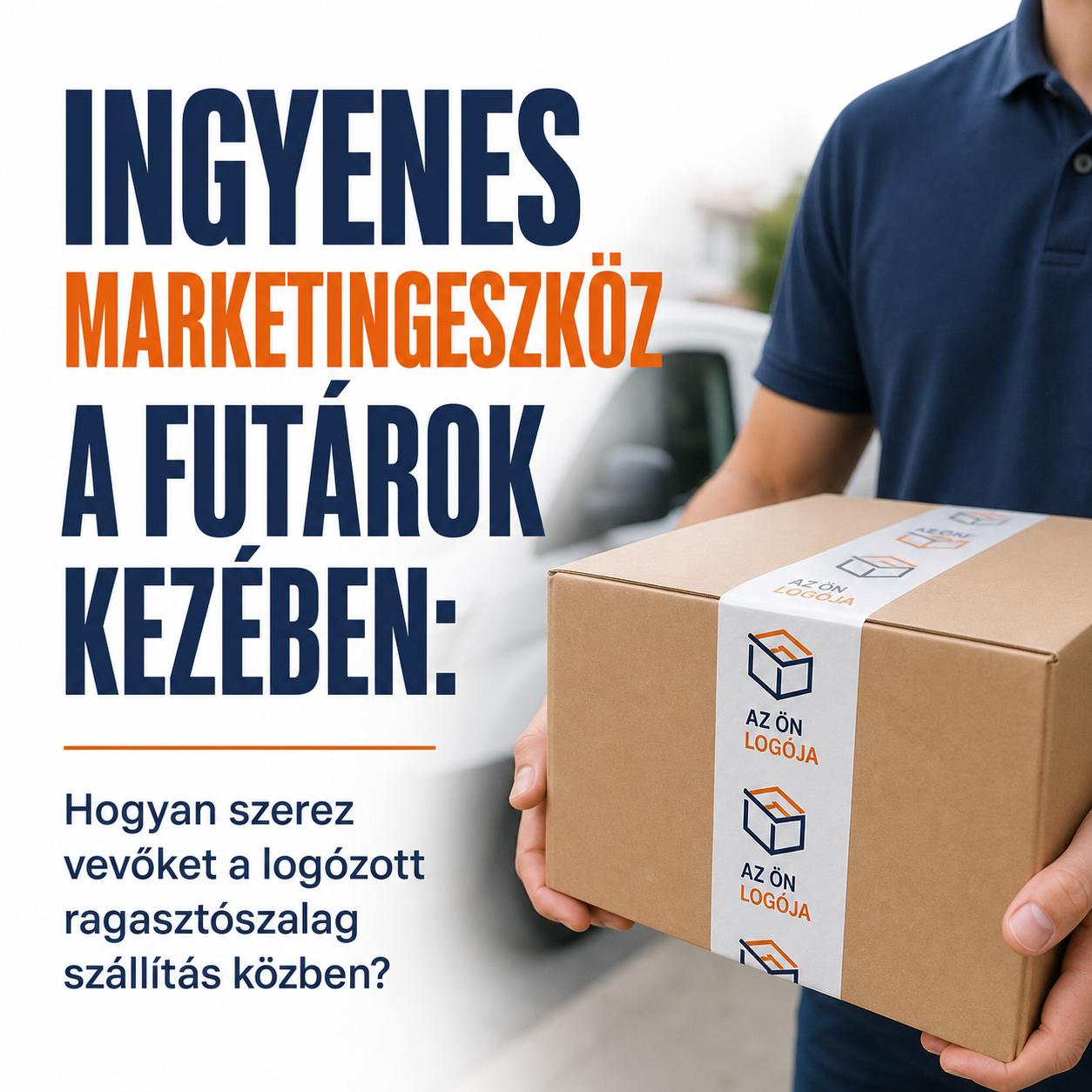 Ingyenes marketingeszköz a futárok kezében: Hogyan szerez vevőket a logózott ragasztószalag szállítás közben? Ingyenes marketingeszköz a futárok kezében: Hogyan szerez vevőket a logózott ragasztószalag szállítás közben?
