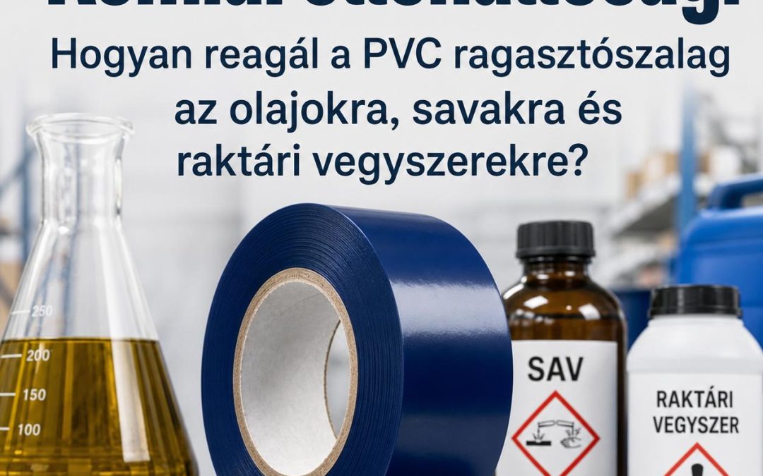 Kémiai ellenállóság: Hogyan reagál a PVC ragasztószalag az olajokra, savakra és raktári vegyszerekre?