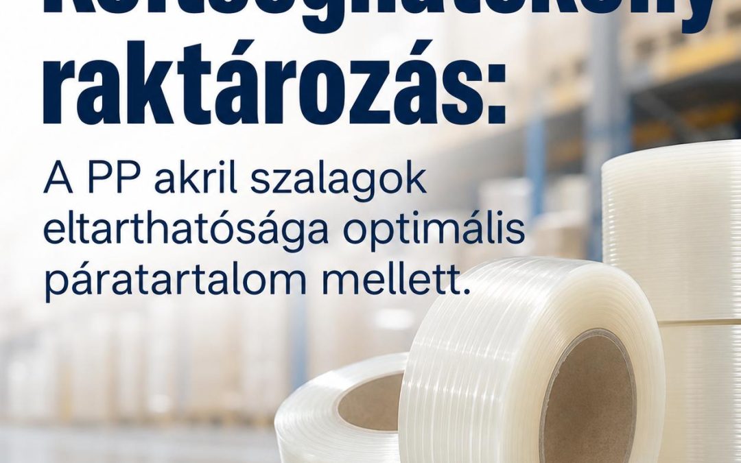 Költséghatékony raktározás: A PP akril ragasztószalagok eltarthatósága optimális páratartalom mellett