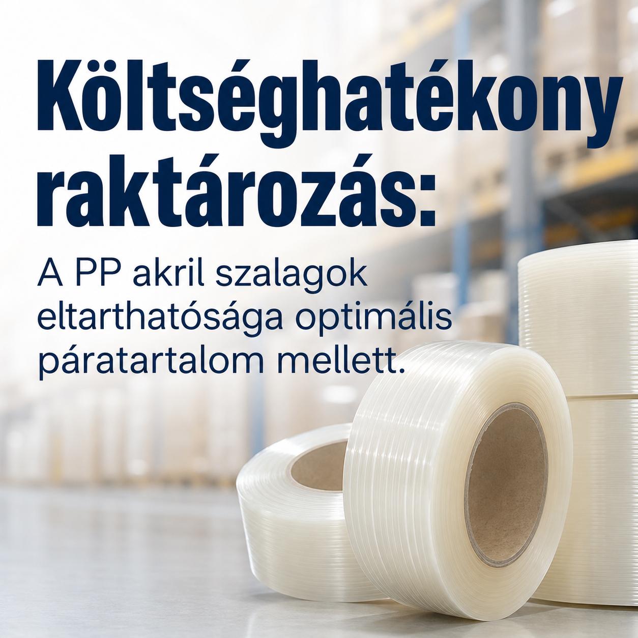 Költséghatékony raktározás: A PP akril szalagok eltarthatósága optimális páratartalom mellett Költséghatékony raktározás: A PP akril szalagok eltarthatósága optimális páratartalom mellett