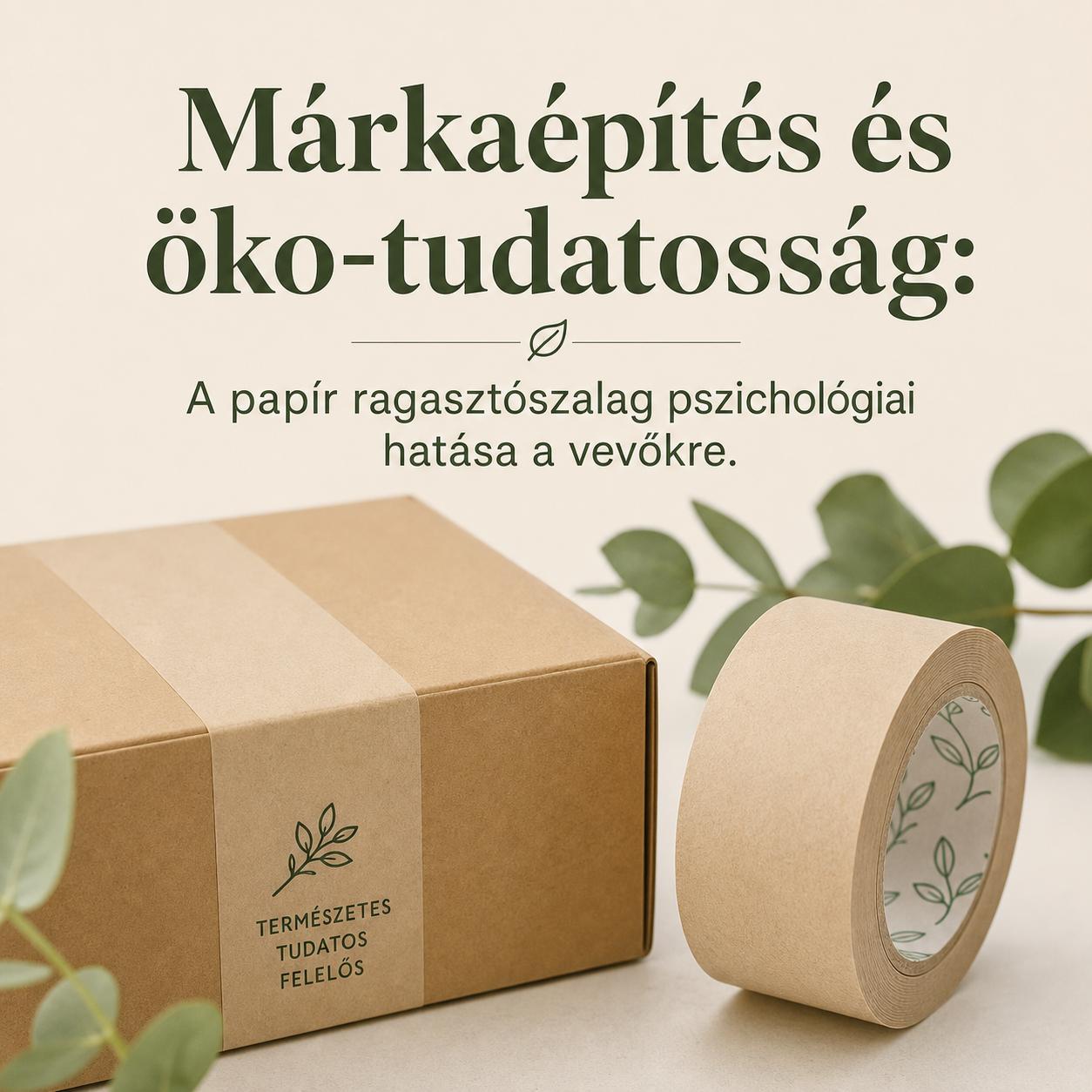 Márkaépítés és öko-tudatosság: A papír ragasztószalag pszichológiai hatása a vevőkre Márkaépítés és öko-tudatosság: A papír ragasztószalag pszichológiai hatása a vevőkre