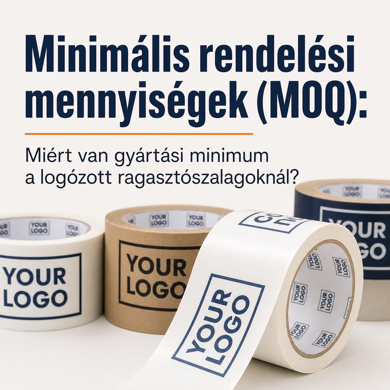 Minimális rendelési mennyiségek (MOQ): Miért van gyártási minimum a logózott ragasztószalagoknál? Minimális rendelési mennyiségek (MOQ): Miért van gyártási minimum a logózott ragasztószalagoknál?