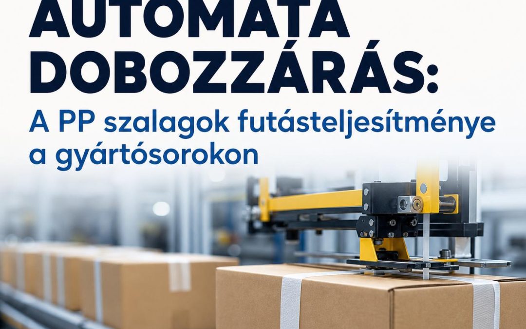 Nagy sebességű automata dobozzárás: A PP ragasztószalagok futásteljesítménye a gyártósorokon