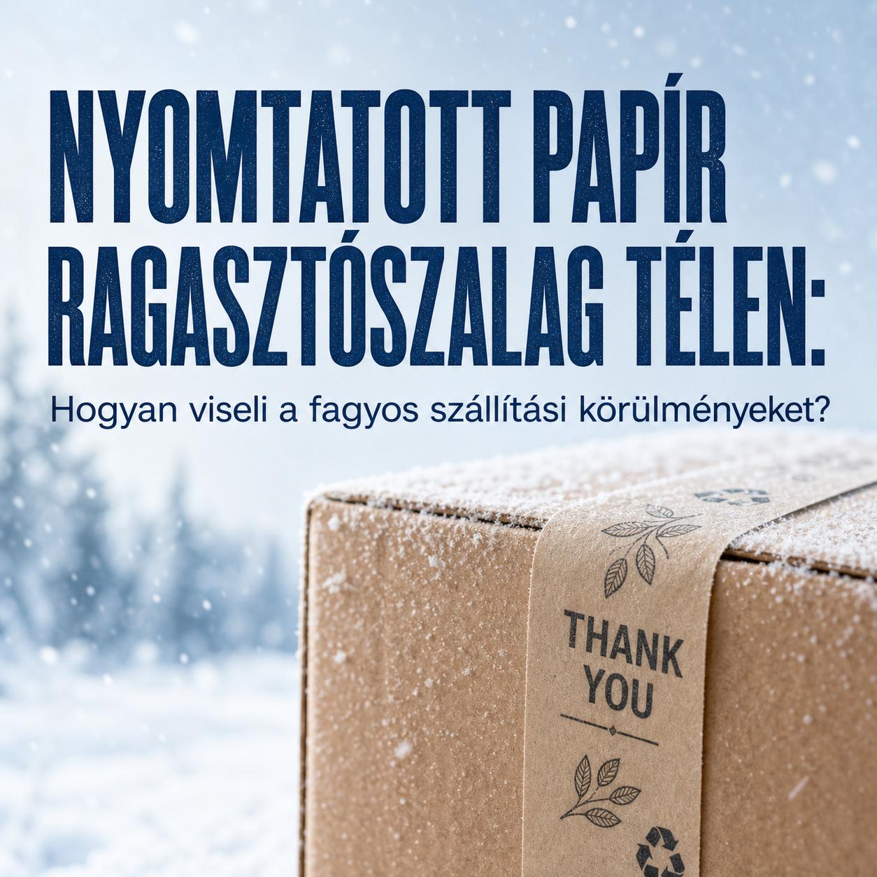 Nyomtatott papír ragasztószalag télen: Hogyan viseli a fagyos szállítási körülményeket? Nyomtatott papír ragasztószalag télen: Hogyan viseli a fagyos szállítási körülményeket?