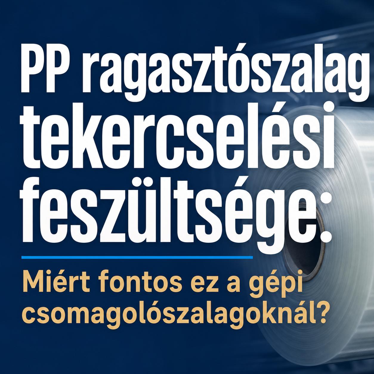 PP ragasztószalag tekercselési feszültsége: Miért fontos ez a gépi csomagolószalagoknál? PP ragasztószalag tekercselési feszültsége: Miért fontos ez a gépi csomagolószalagoknál?