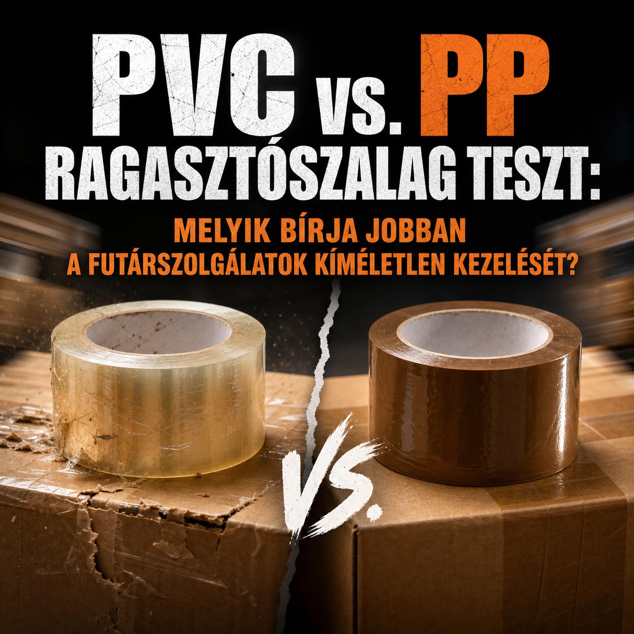 PVC vs. PP ragasztószalag teszt: Melyik bírja jobban a futárszolgálatok kíméletlen kezelését? PVC vs. PP ragasztószalag teszt: Melyik bírja jobban a futárszolgálatok kíméletlen kezelését?