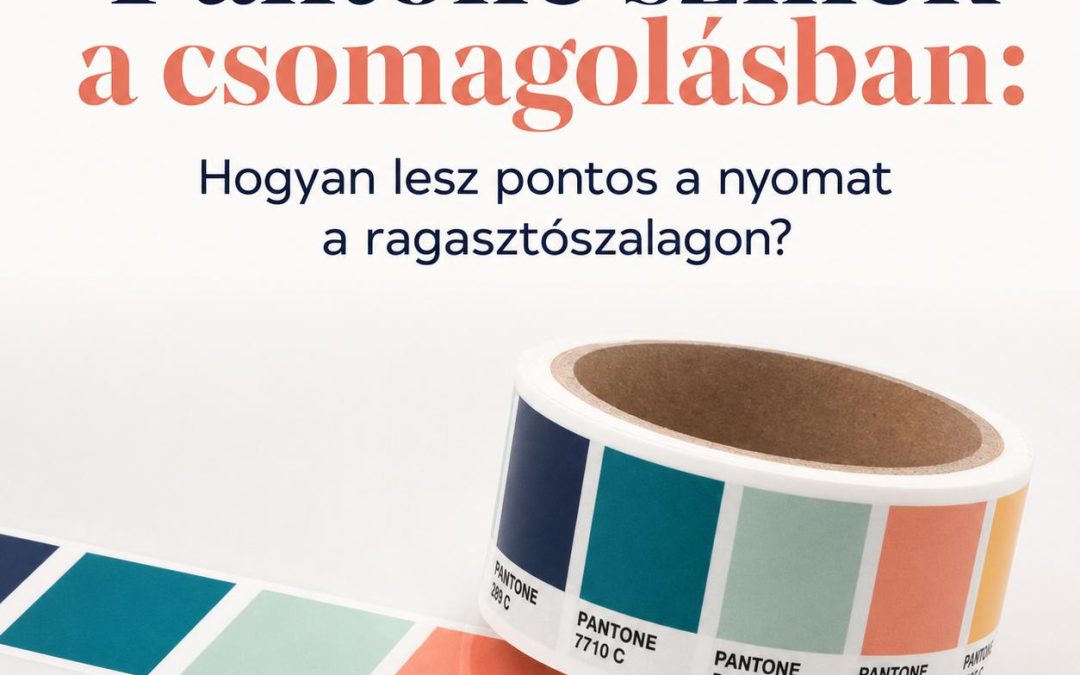 Pantone színek a csomagolásban: Hogyan lesz pontos a nyomat a ragasztószalagon?