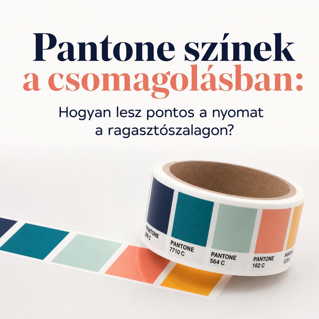 Pantone színek a csomagolásban: Hogyan lesz pontos a nyomat a ragasztószalagon? Pantone színek a csomagolásban: Hogyan lesz pontos a nyomat a ragasztószalagon?