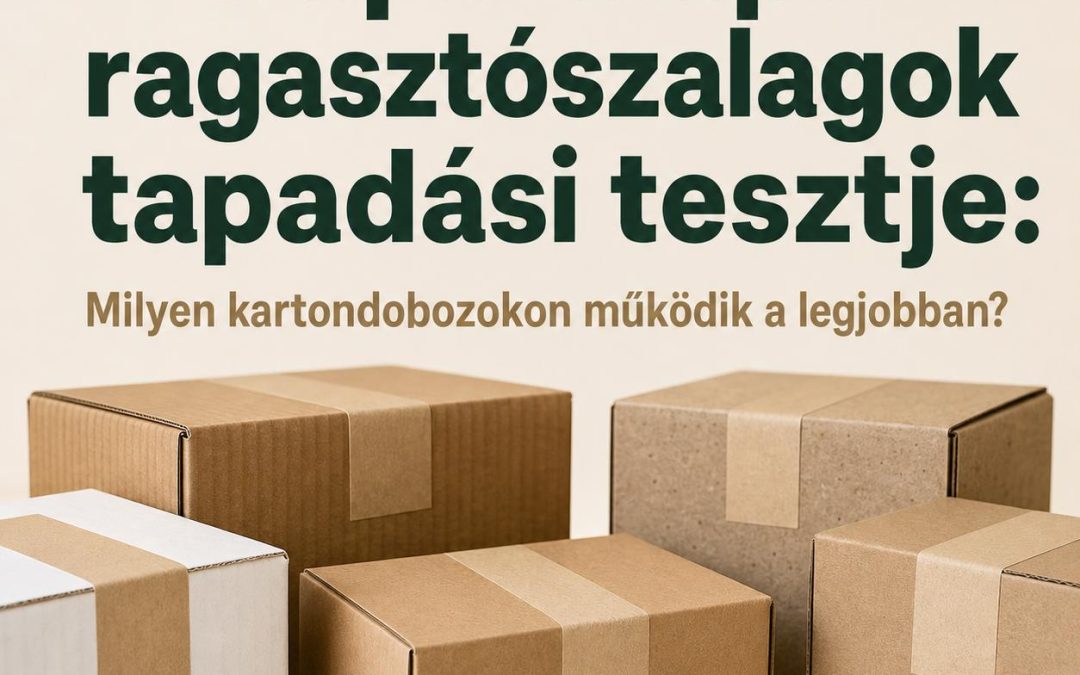 Papír alapú ragasztószalagok tapadási tesztje: Milyen kartondobozokon működik a legjobban?