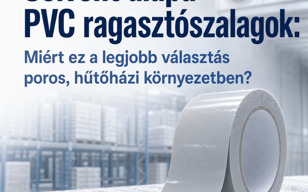 Solvent alapú PVC ragasztószalagok: Miért ez a legjobb választás poros, hűtőházi környezetben?