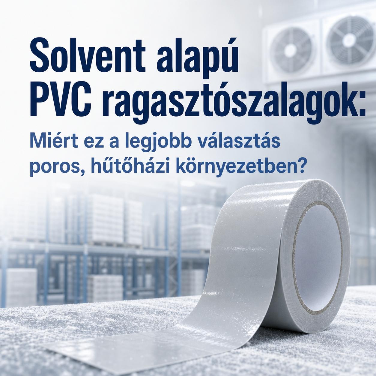 Solvent alapú PVC ragasztószalagok: Miért ez a legjobb választás poros, hűtőházi környezetben? Solvent alapú PVC ragasztószalagok: Miért ez a legjobb választás poros, hűtőházi környezetben?