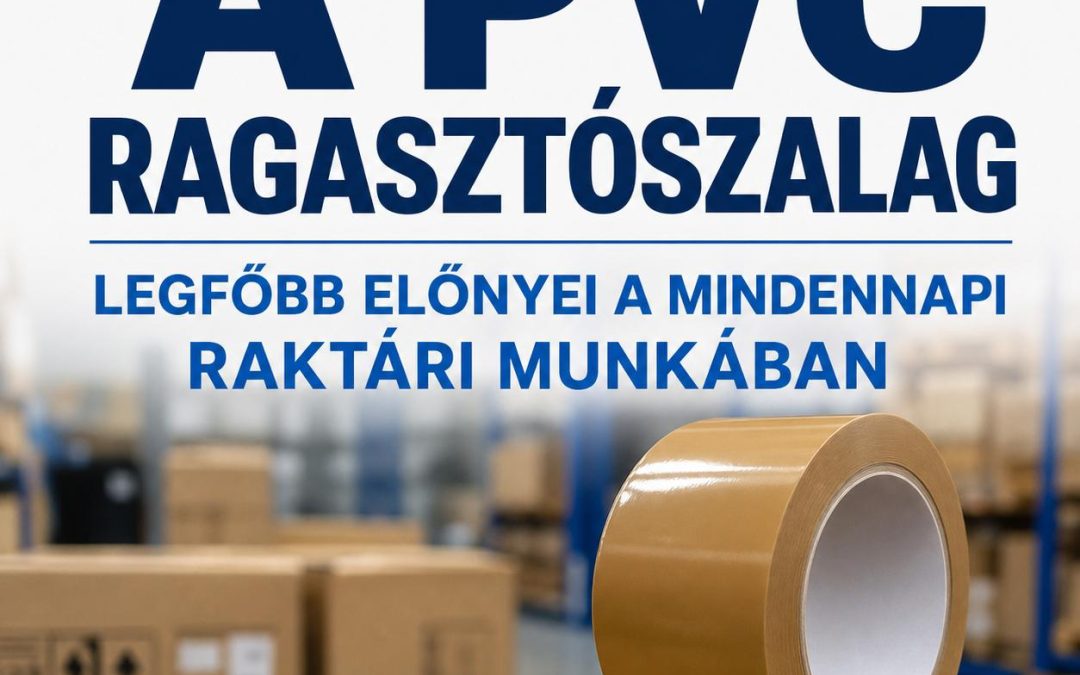 A PVC ragasztószalag legfőbb előnyei a mindennapi raktári munkában