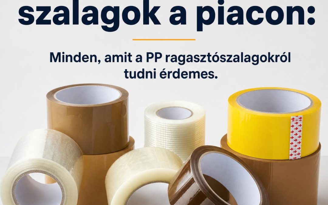 A legnépszerűbb szalagok a piacon: Minden, amit a PP ragasztószalagokról tudni érdemes