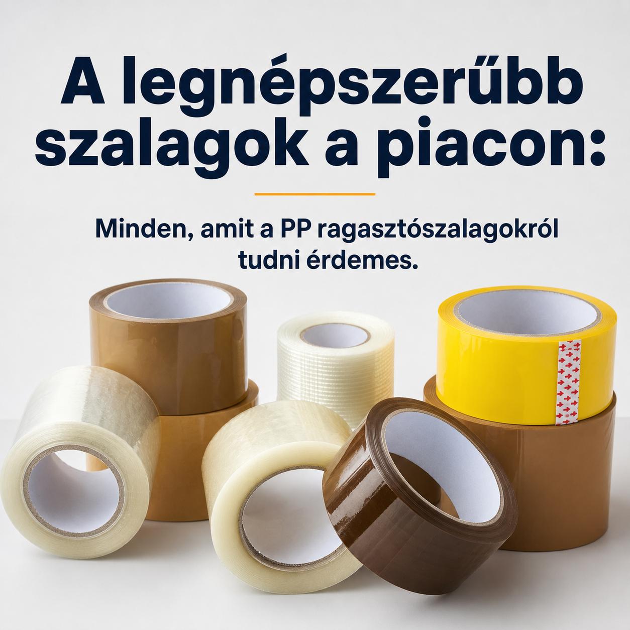 A legnépszerűbb szalagok a piacon: Minden, amit a PP ragasztószalagokról tudni érdemes A legnépszerűbb szalagok a piacon: Minden, amit a PP ragasztószalagokról tudni érdemes