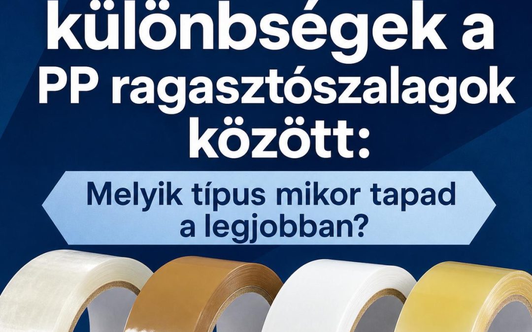 Alapvető különbségek a PP ragasztószalagok között: Melyik típus mikor tapad a legjobban?
