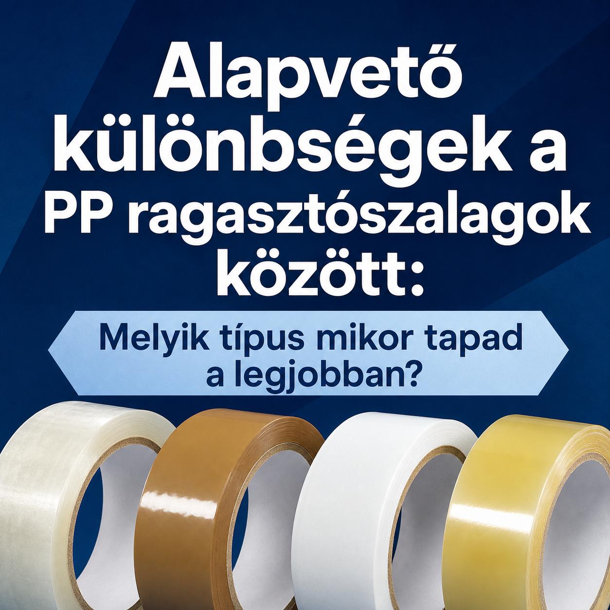 Alapvető különbségek a PP ragasztószalagok között: Melyik típus mikor tapad a legjobban? Alapvető különbségek a PP ragasztószalagok között: Melyik típus mikor tapad a legjobban?