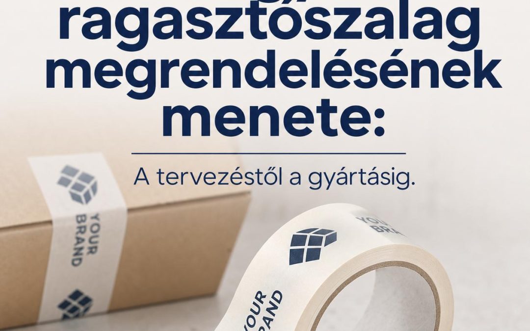 Az egyedi ragasztószalag megrendelésének menete: A tervezéstől a gyártásig