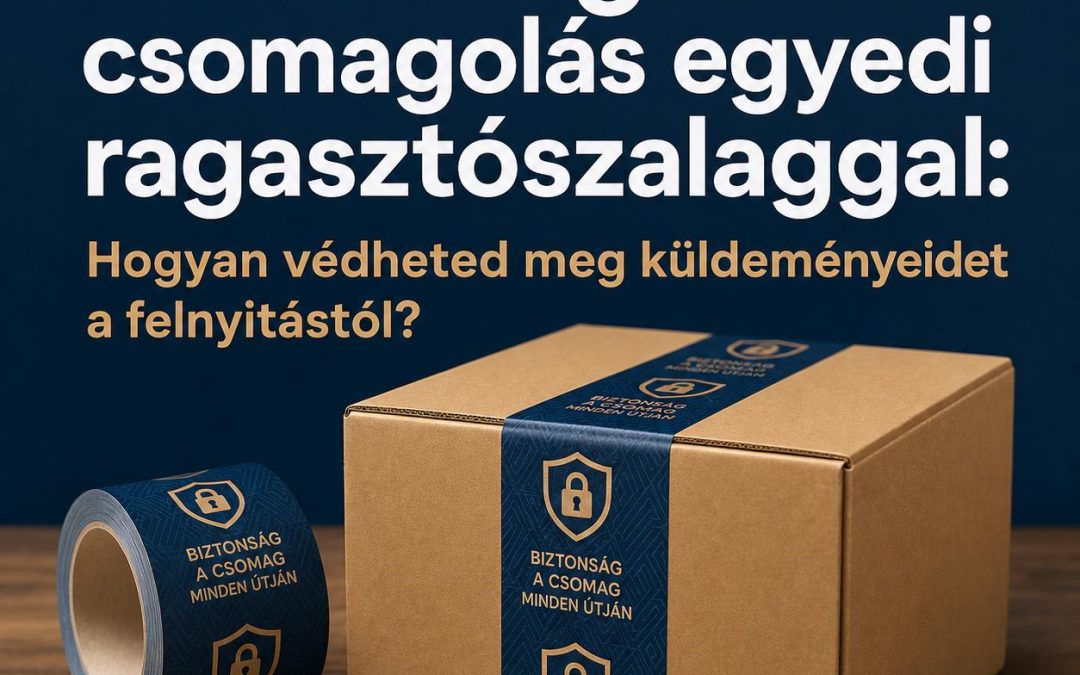Biztonságos csomagolás egyedi ragasztószalaggal: Hogyan védheted meg küldeményeidet a felnyitástól?