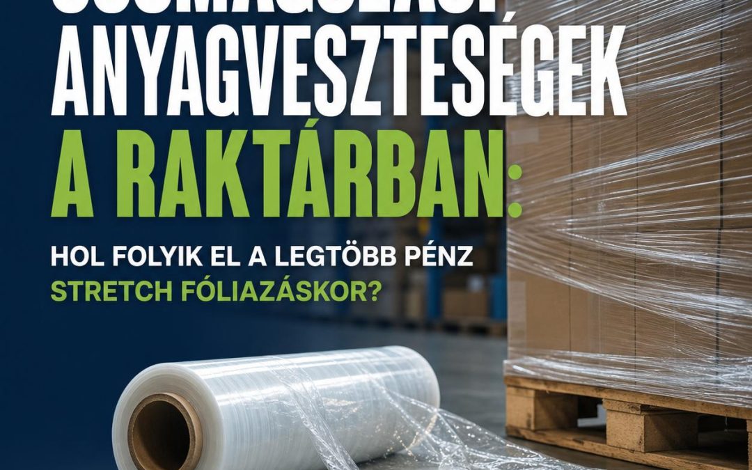 Csomagolási anyagveszteségek a raktárban: Hol folyik el a legtöbb pénz stretch fóliázáskor?
