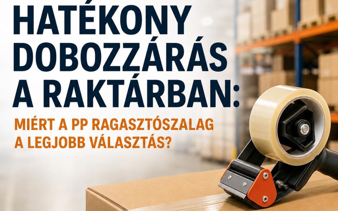 Gyors és hatékony dobozzárás a raktárban: Miért a PP ragasztószalag a legjobb választás?
